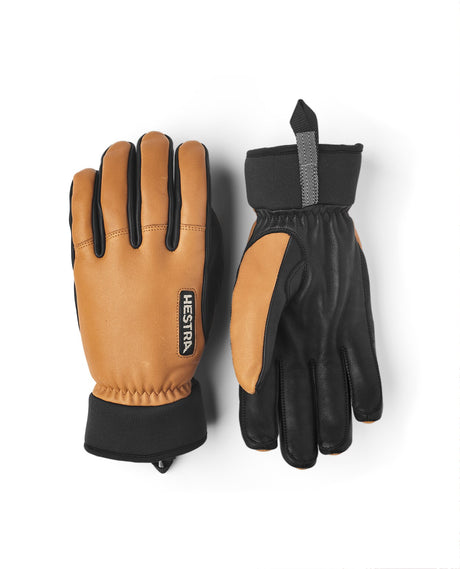 Hestra Army Leather Wool Terry 5 Finger - Cork - Alpingaraget