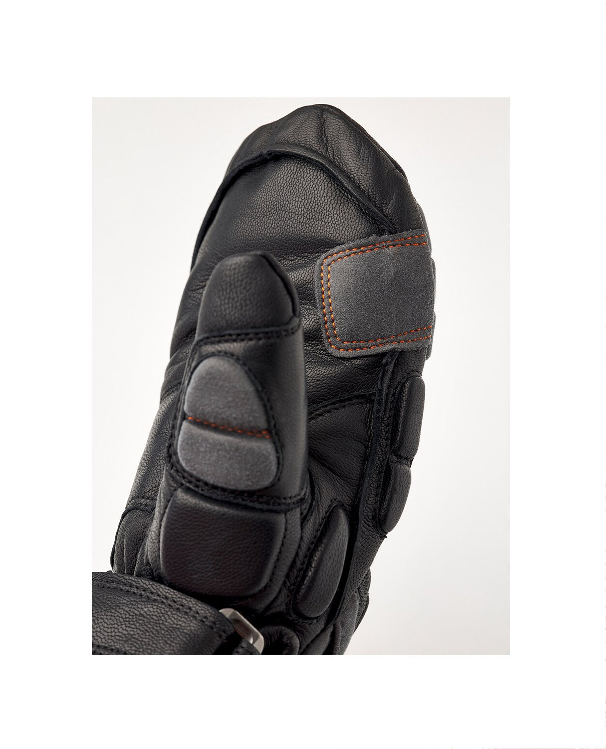 Hestra Junior Impact Racing Mitt - Black Flame Red - Alpingaraget