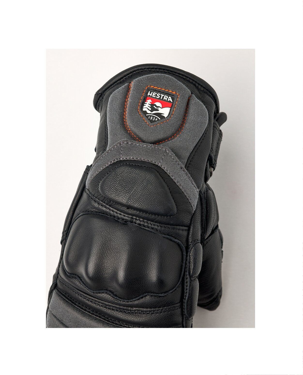 Hestra Junior Impact Racing Mitt - Black Flame Red - Alpingaraget