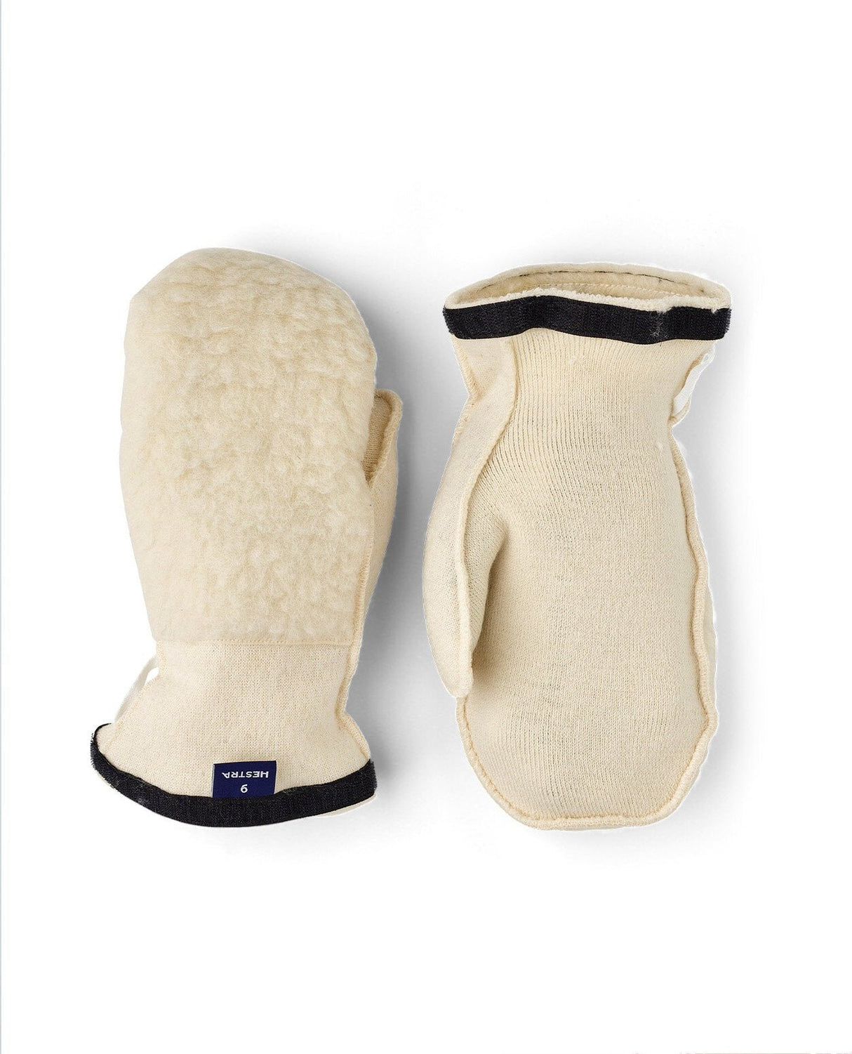 HESTRA Heli Ski Wool Liner Mitt - Offwhite - Handskar - Alpingaraget