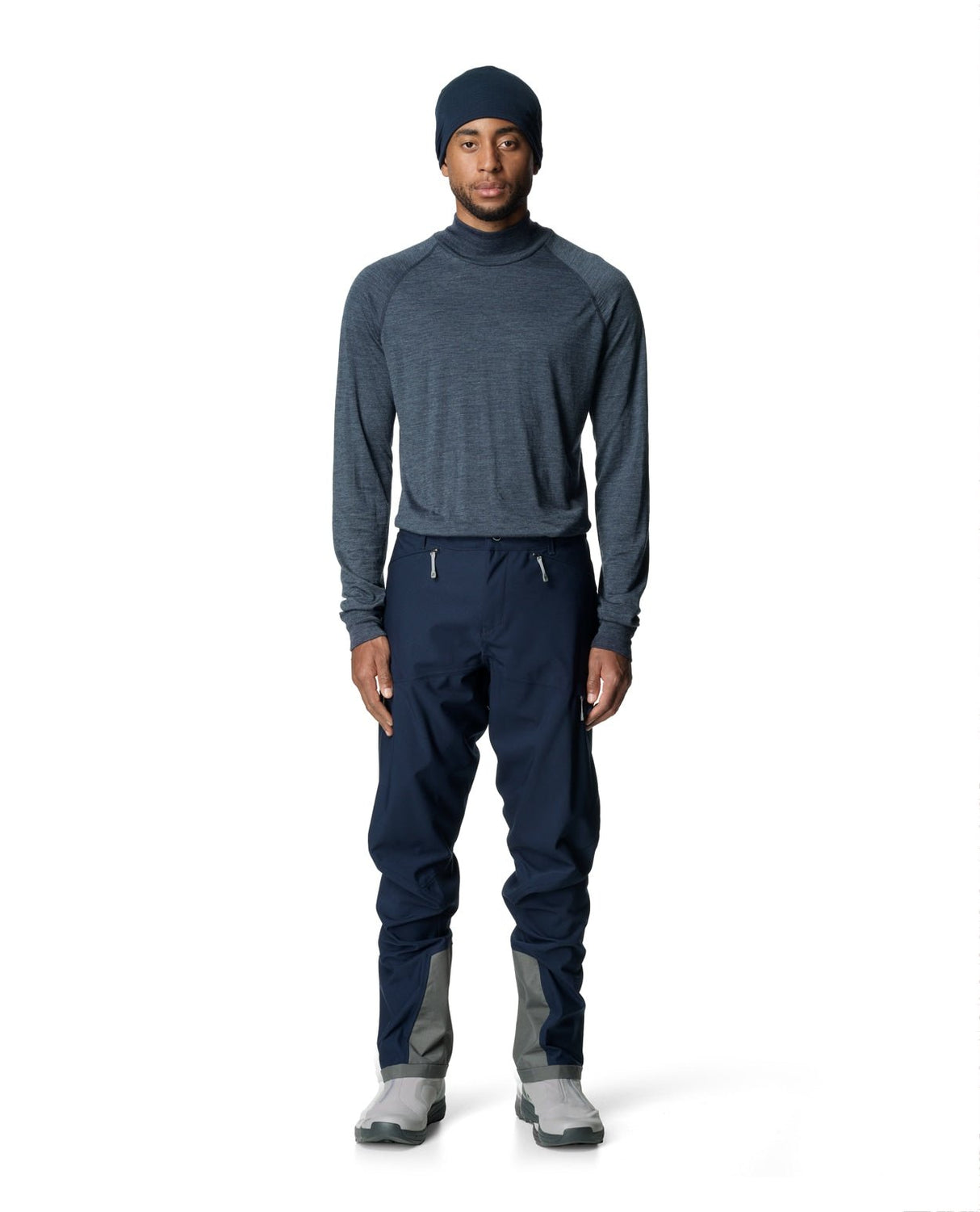 Houdini Men Activist Turtleneck - Deep Sea Blue - Underställ - Alpingaraget
