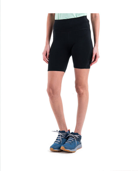 Icebreaker Women Merino 260 Fastray II 8 High Rise Shorts - Black - Alpingaraget