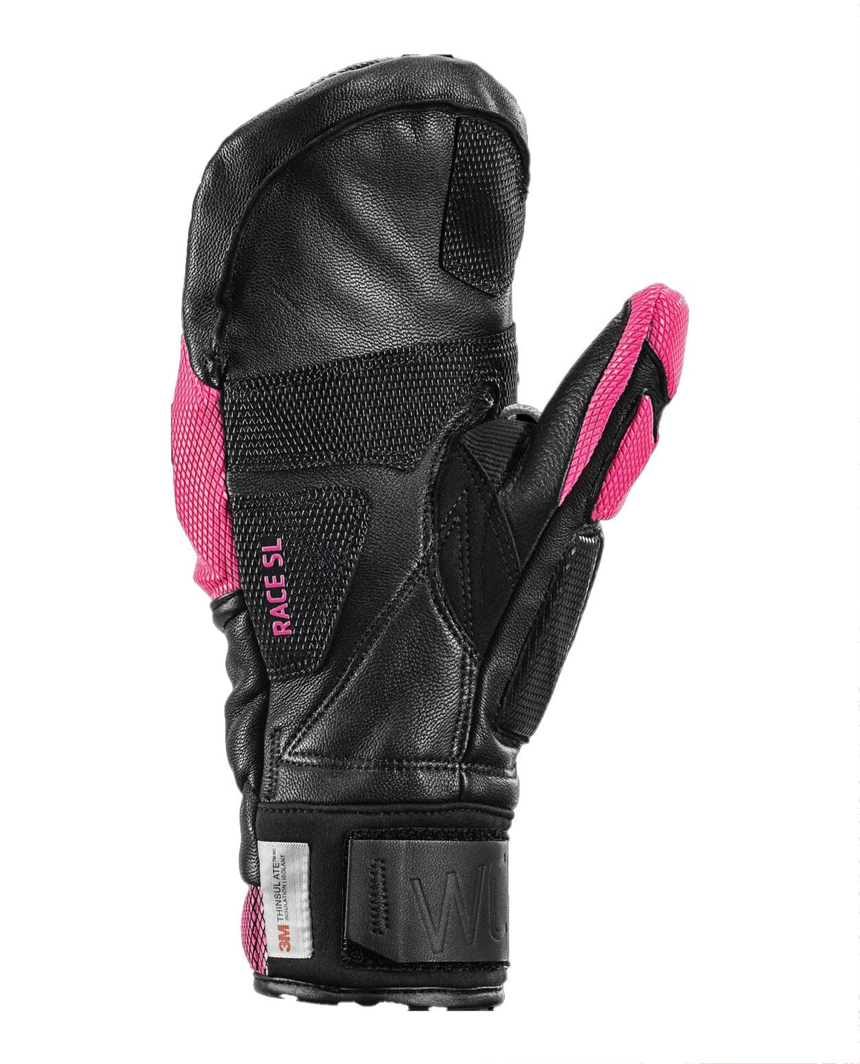 Leki WCR Venom SL 3D Mitt - Black / Pink - Alpingaraget