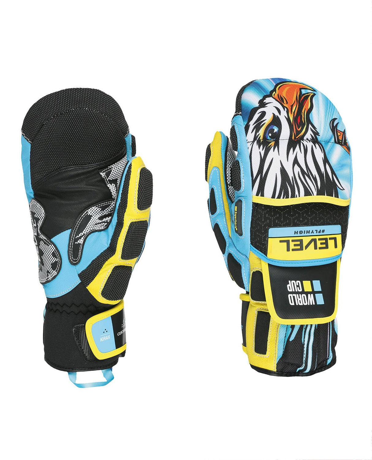 Level World Cup CF Mitt - Yellow Blue - Handskar - Alpingaraget