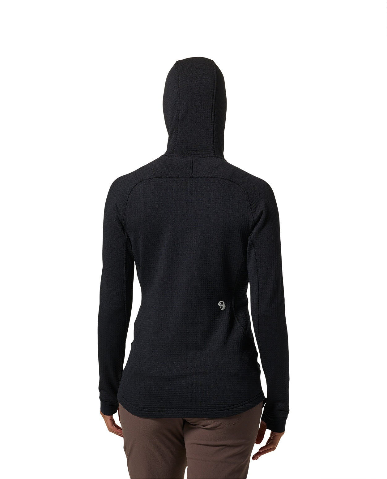 Mountain Hardwear W Polartec® Power Grid Full Zip Hoody - Black - Alpingaraget