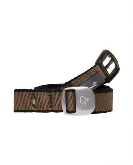 Norröna Femund Webbing Icon Slim 25mm Belt - Breen - Alpingaraget