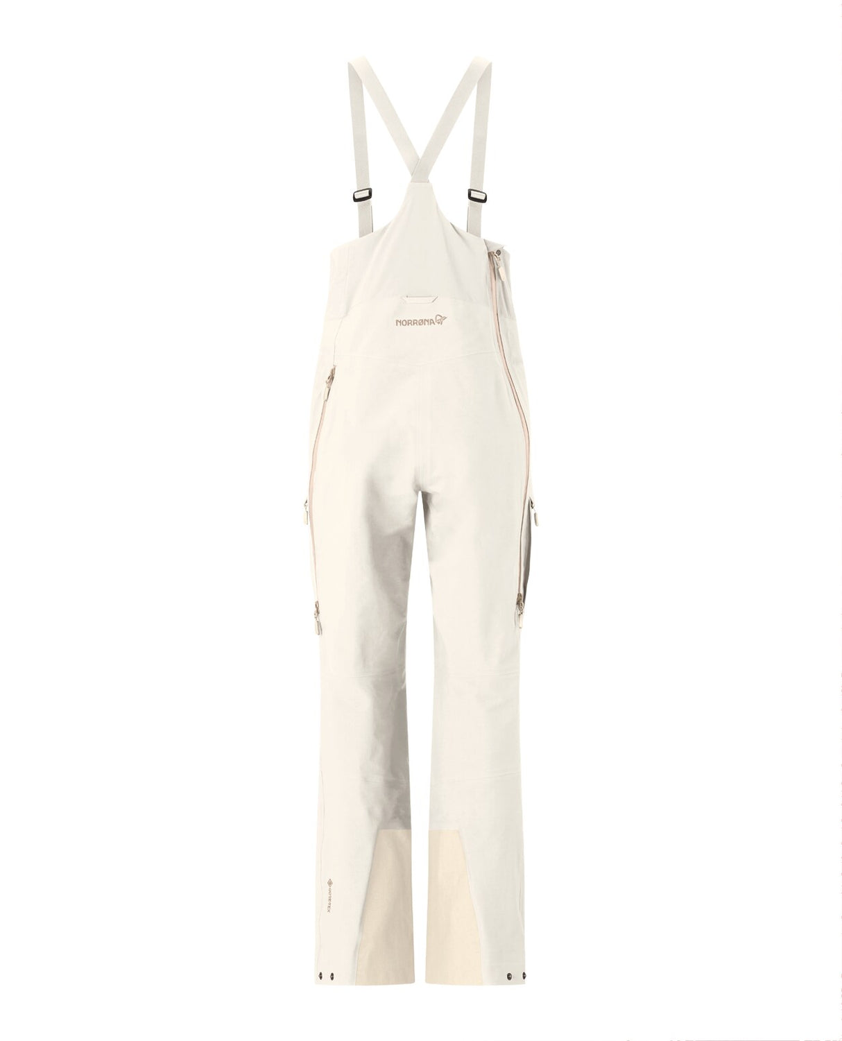 Norröna Women Møre Gore-Tex Salopette - Oatmeal - Alpingaraget