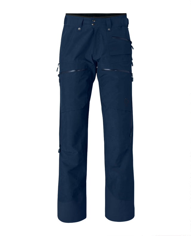 Norröna Men Lofoten Gore-Tex Insulated Pants - Indigo Night Blue - Alpingaraget