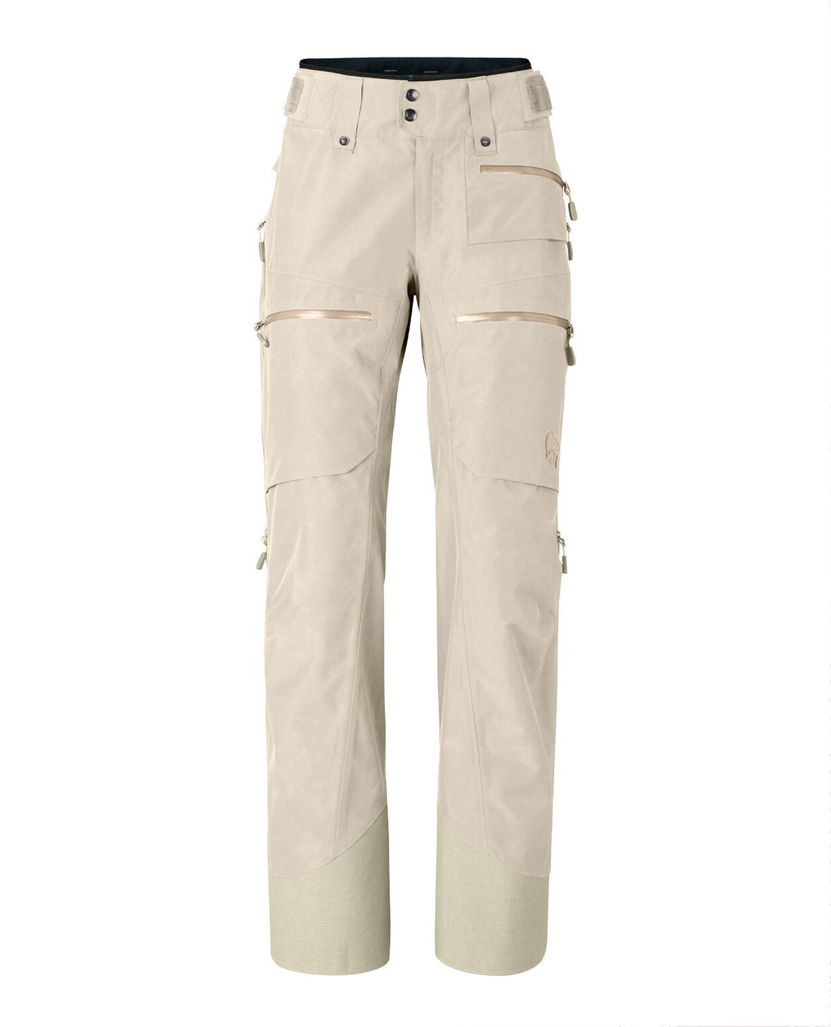Norröna Women Lofoten Gore - Tex Insulated Pants - Oatmeal - Skidbyxor - Alpingaraget