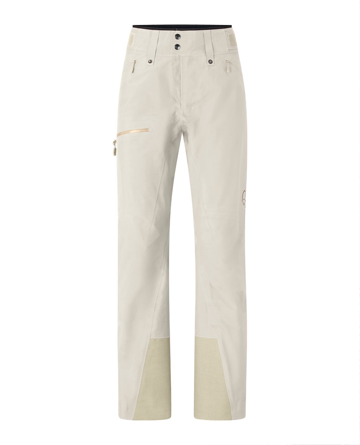 Norröna Women Lofoten Gore-Tex Pants - Oatmeal - Alpingaraget