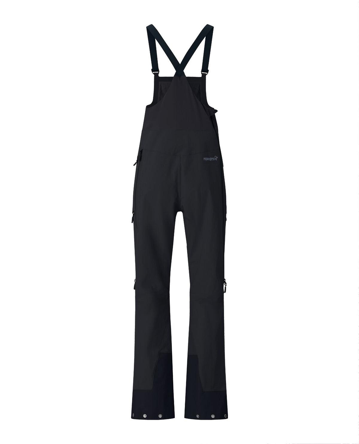 Norröna Women Møre Flex1 Bib - Caviar Black - Alpingaraget