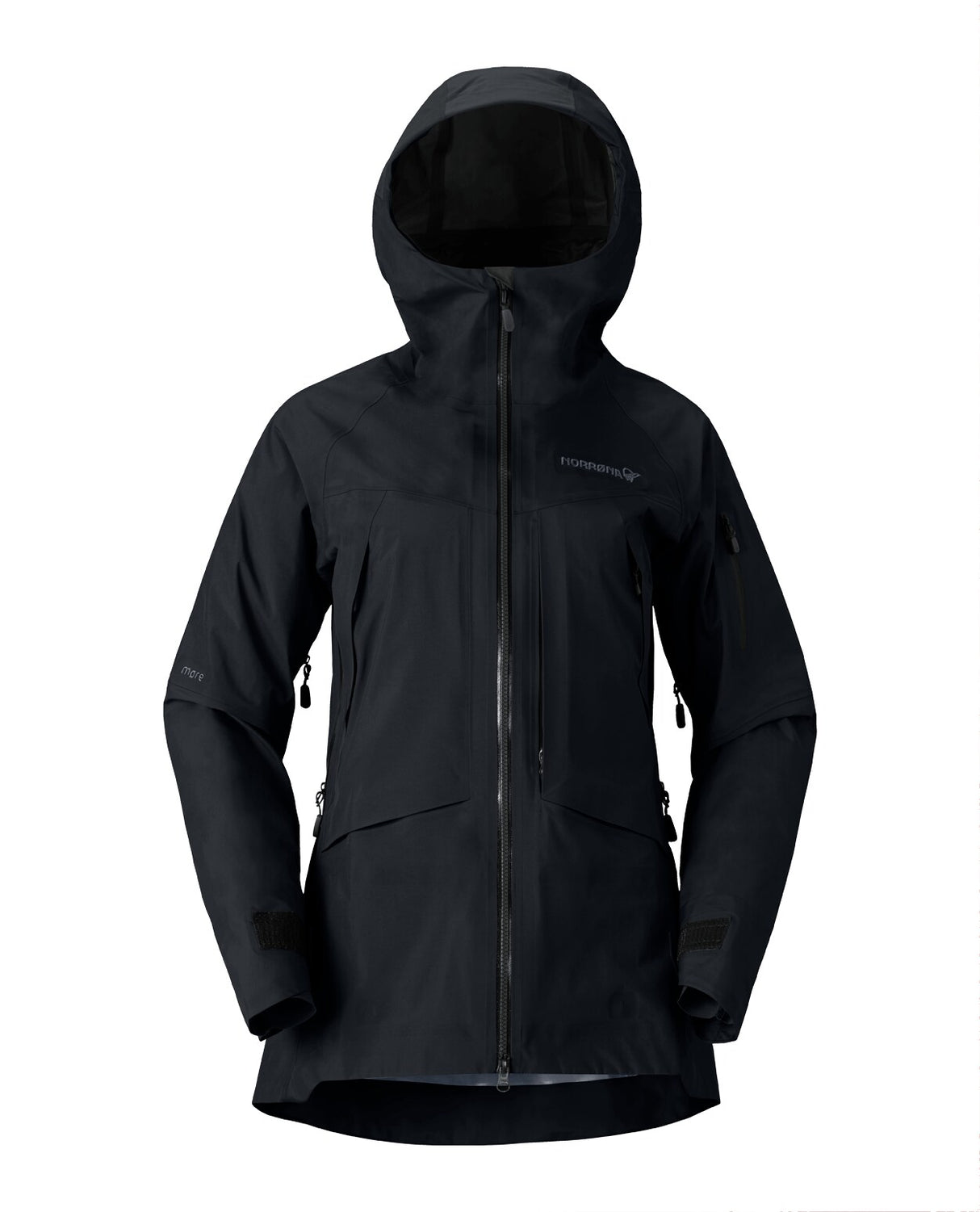 Norrøna Women Møre Gore-Tex Jacket – Caviar Black Alpingaraget