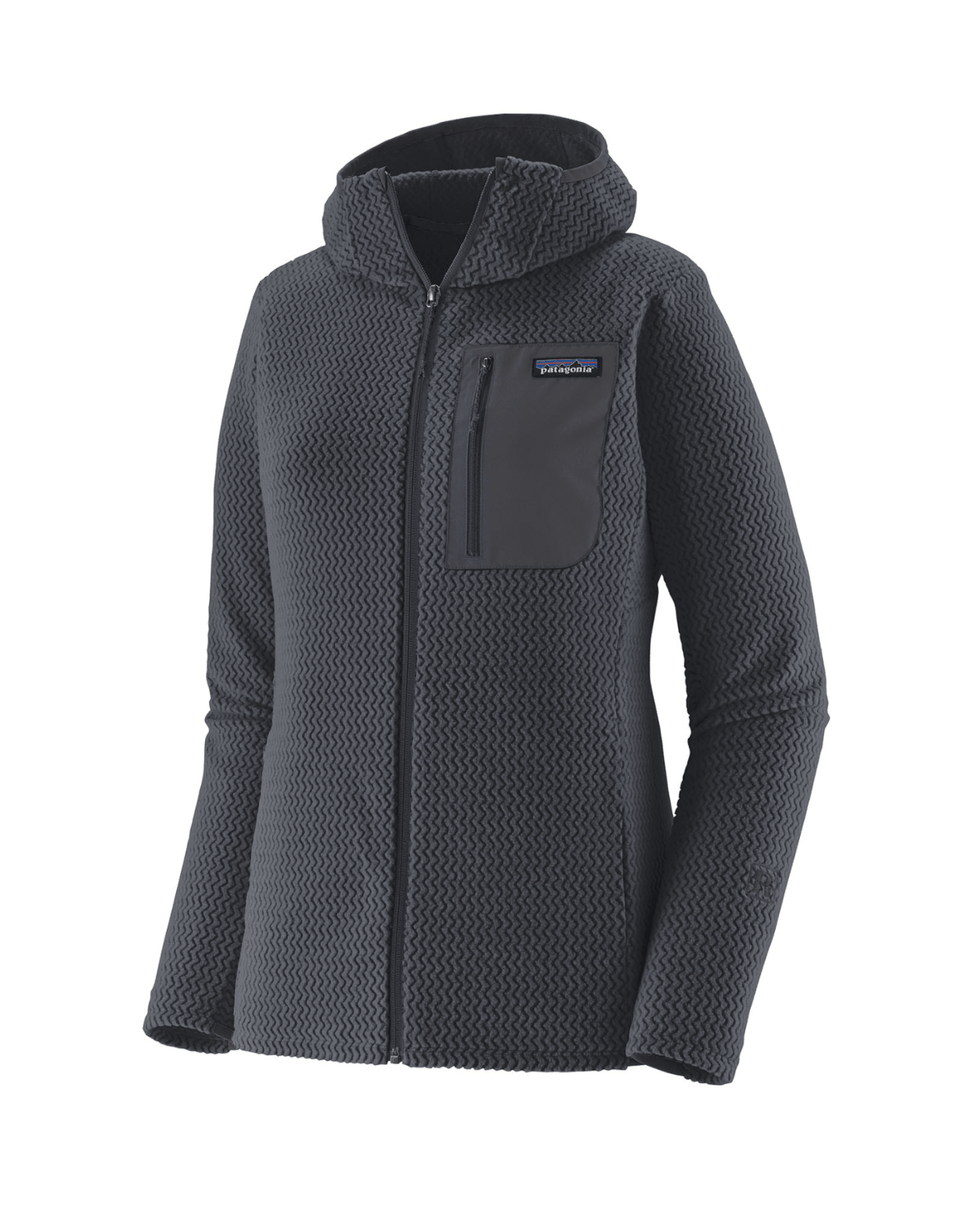 Patagonia Women R1 Air Full - Zip Hoody - Smolder Blue - Mellanlager - Alpingaraget