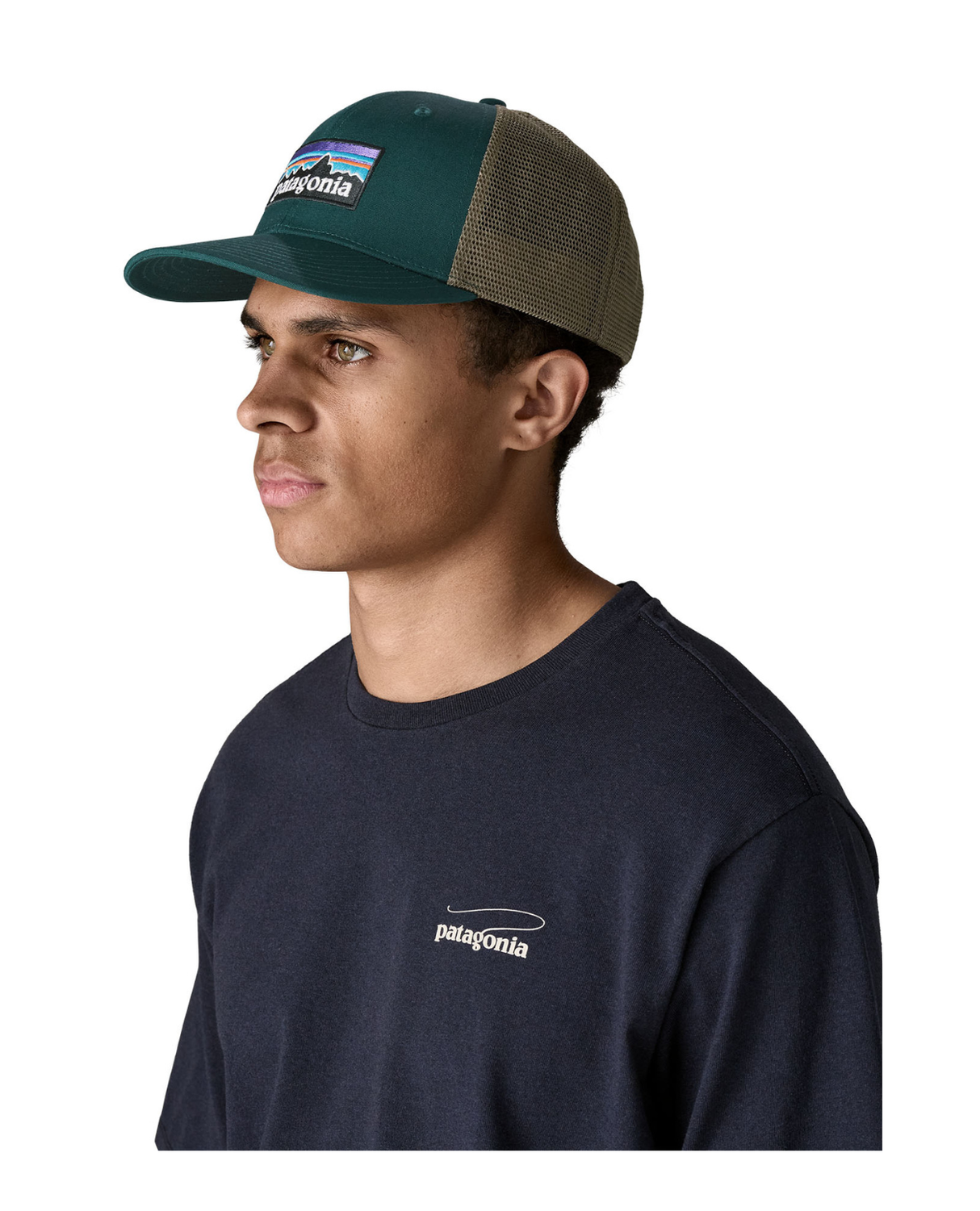Patagonia P-6 Logo Trucker Hat - Cascade Green Alpingaraget
