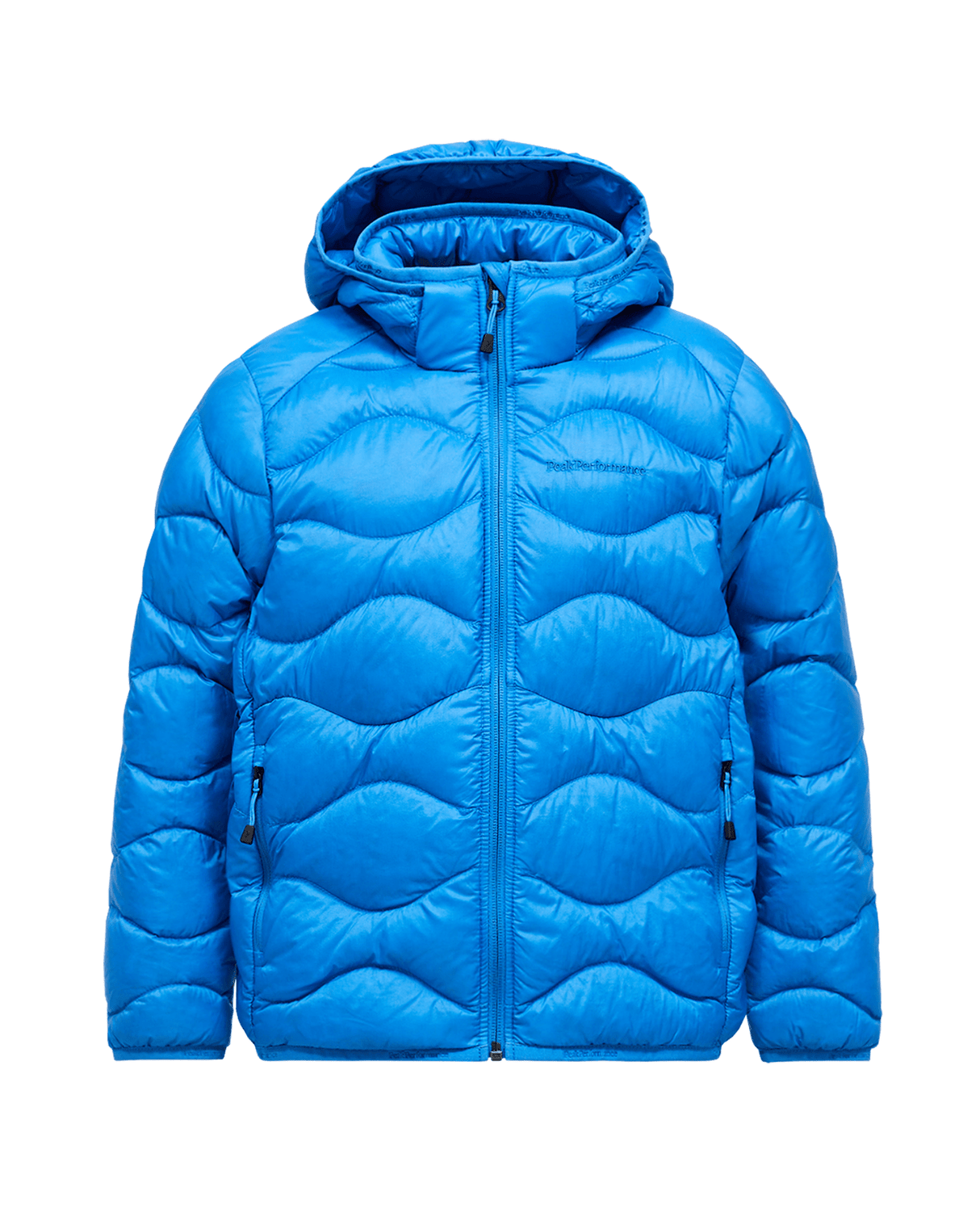 Peak Performance Junior Helium Down Hood Jacket - Azure Ascent - Mellanlager - Alpingaraget