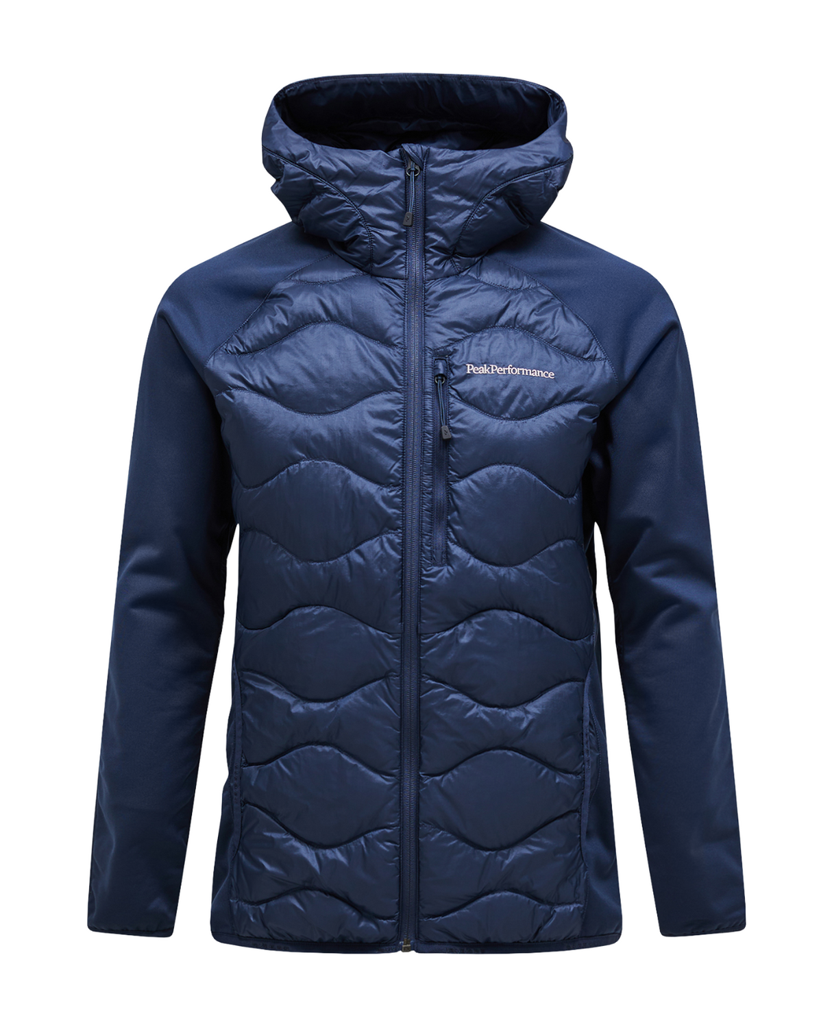 Peak Performance Men Helium Down Hybrid Hood - Blue Shadow Alpingaraget
