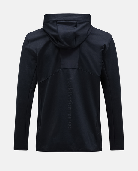 Peak Performance Men Utility Light Zip Hood - Black / Black  Alpingaraget