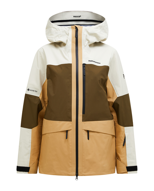 Peak Performance Women Gravity Gore-Tex 3L Jacket - Sierra Sand / Meadow Moss  Alpingaraget