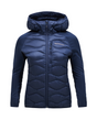 Peak Performance Women Helium Down Hybrid Hood - Blue Shadow  Alpingaraget