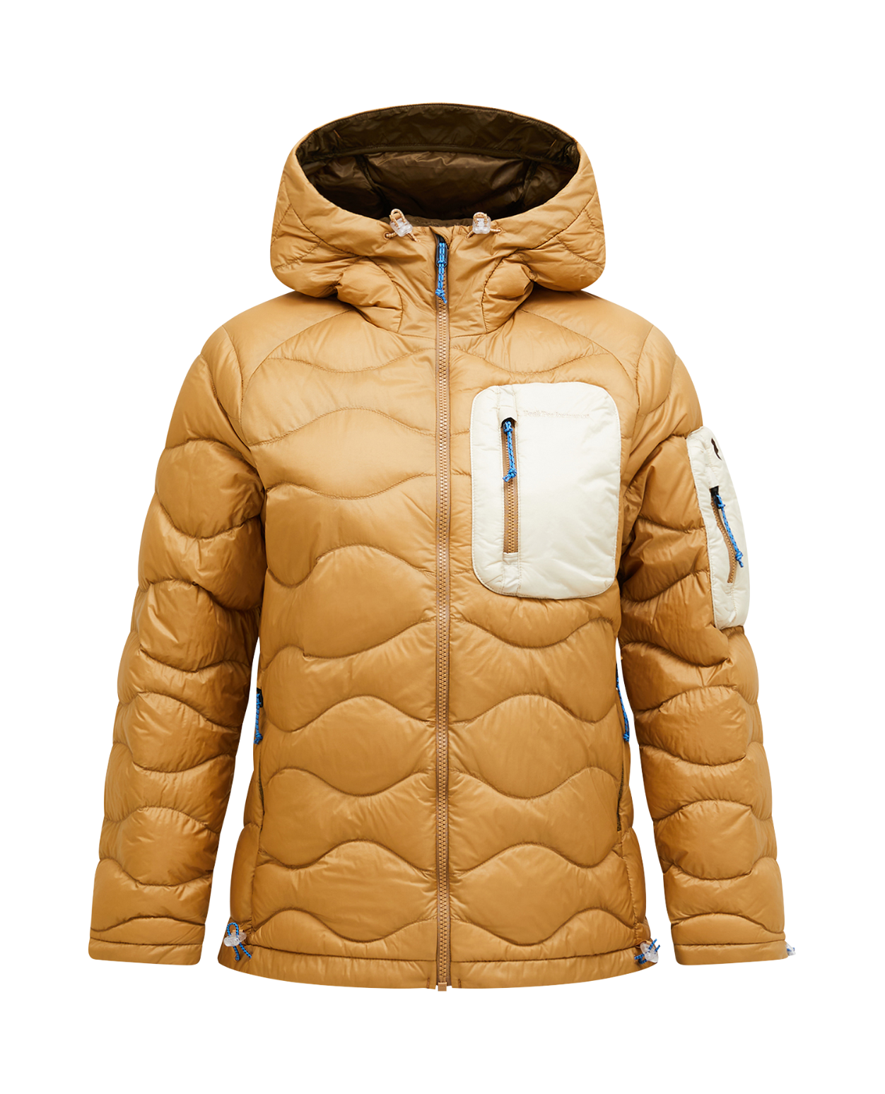 Peak Performance Women Helium Utility Down Hood - Sierra Sand / Sand Fog  Alpingaraget