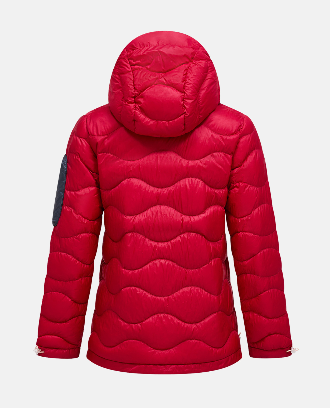 Peak Performance Women Helium Utility Down Hood - Tech Burgundy / Peach Fuzz  Alpingaraget