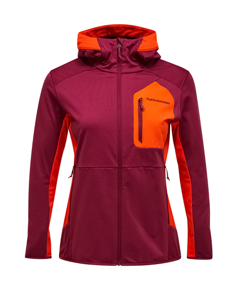 Peak Performance Women Utility Light Zip Hood - Vertical Zenith  Alpingaraget
