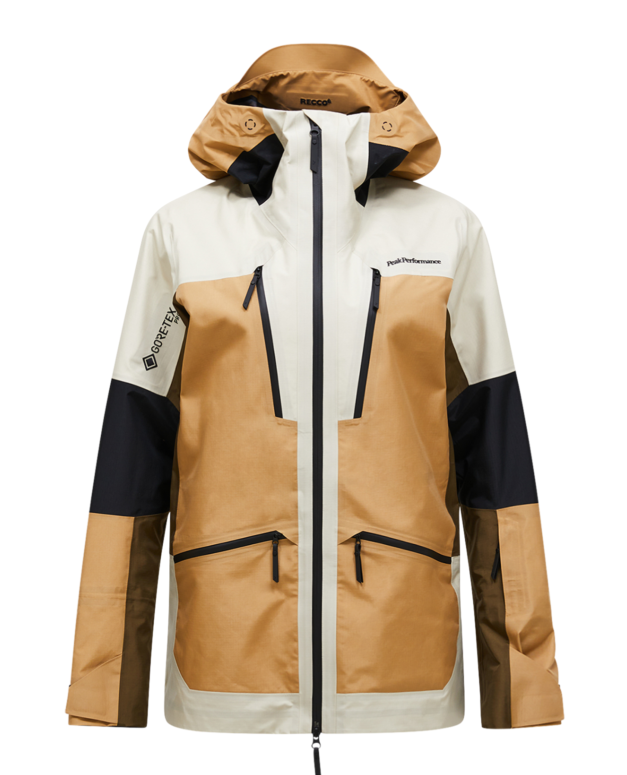 Peak Performance Women Vertical Gore-Tex Pro Jacket - Sand Fog / Sierra Sand  Alpingaraget