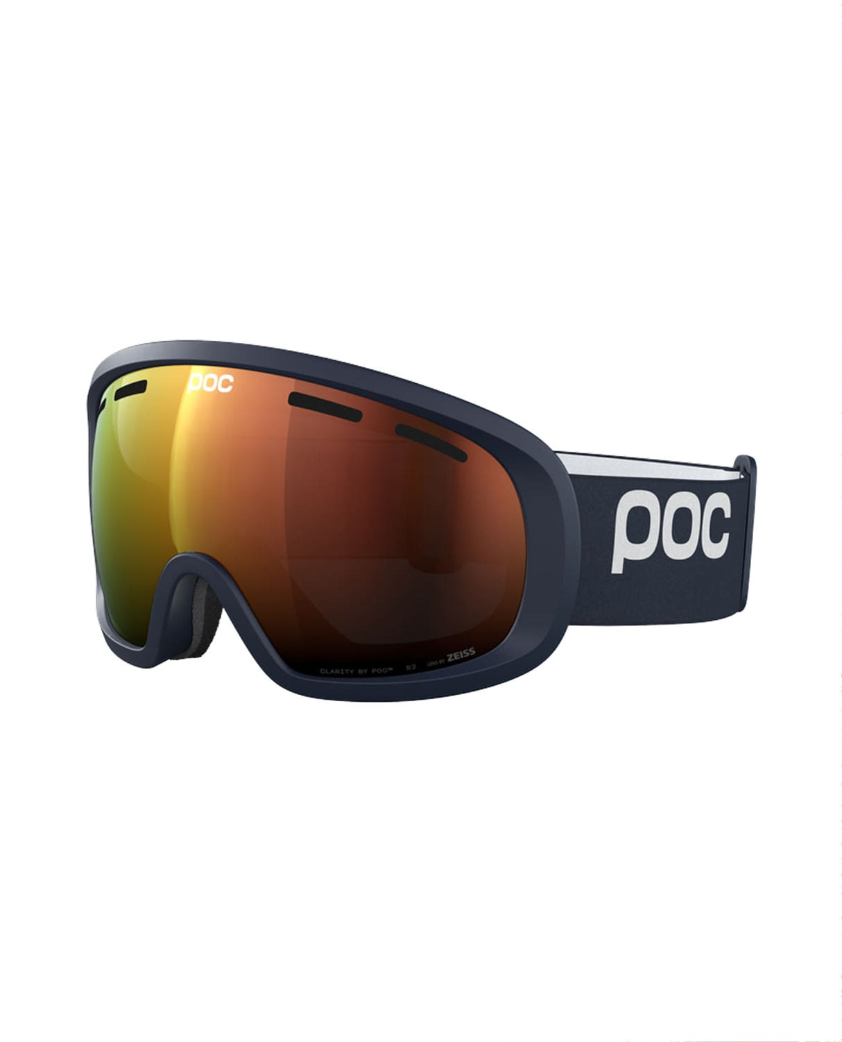 POC Fovea - Apatite Navy/Partly Sunny Orange Alpingaraget