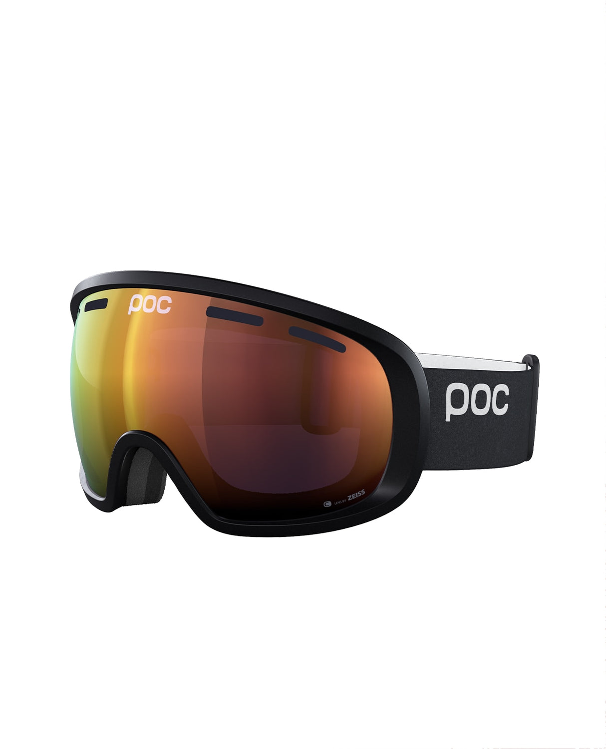 POC Fovea - Uranium Black/Partly Sunny Orange - Alpingaraget