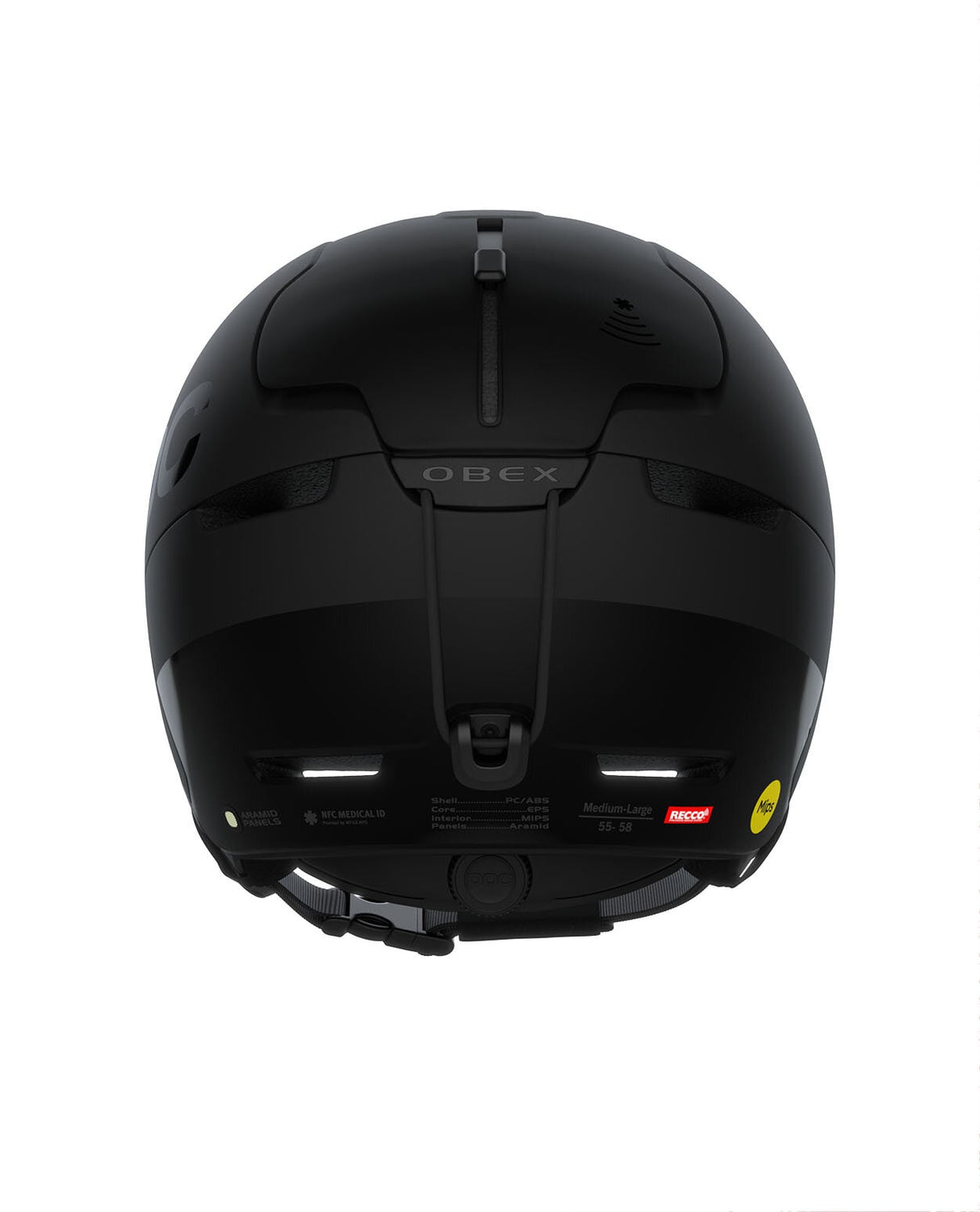 POC Obex BC MIPS - Uranium Black Matt - Alpingaraget