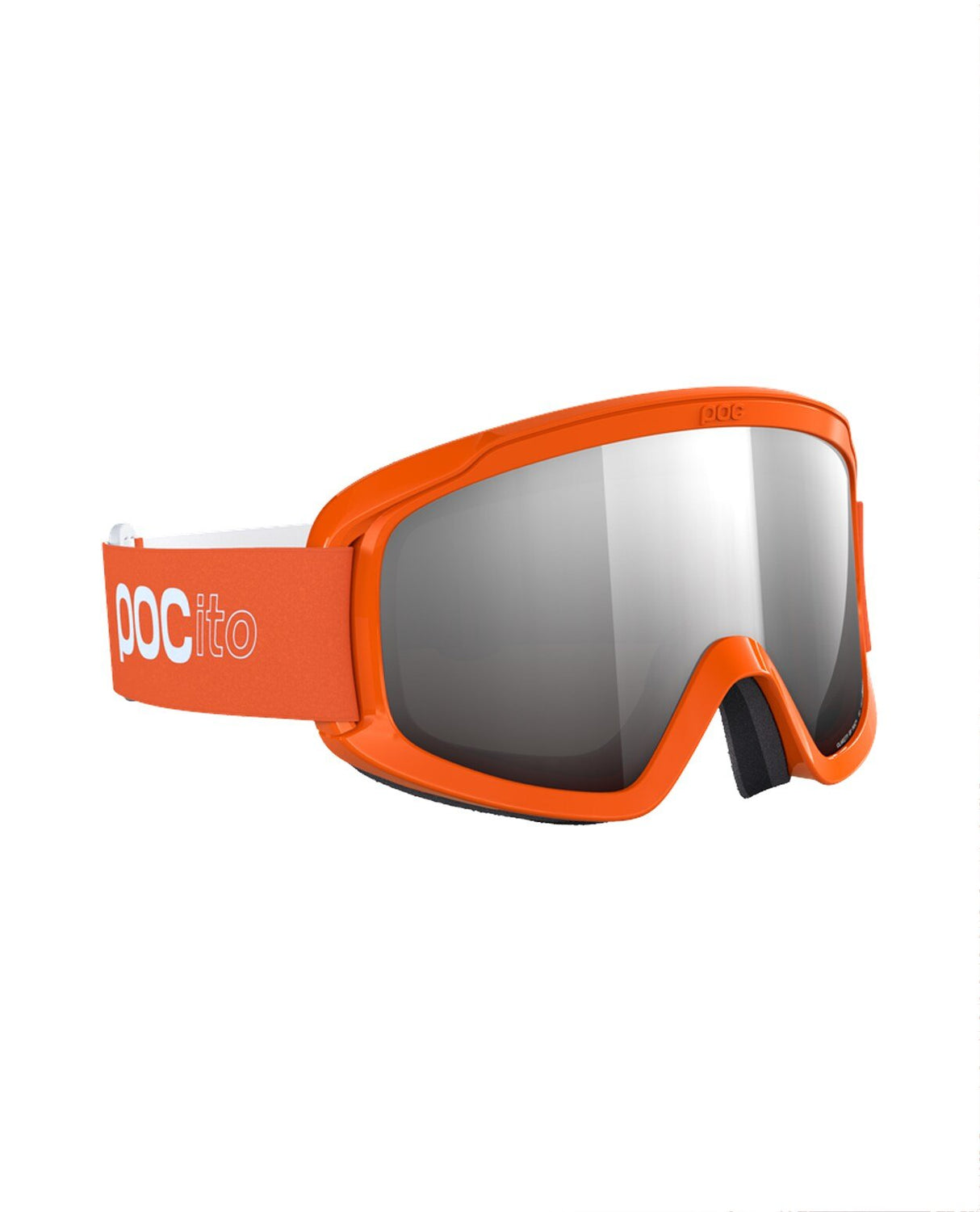 POC POCito Opsin - Fluorescent Orange/Partly Sunny Silver - Juniorgoggles - Alpingaraget