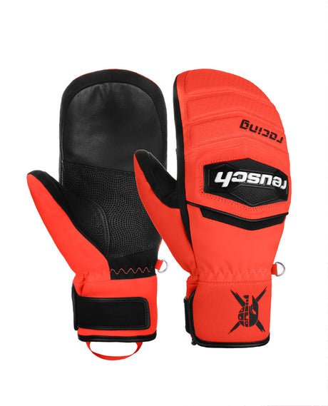 Reusch Worldcup Warrior R-TEX® XT Junior Mitten - Black Fluo Red - Alpingaraget