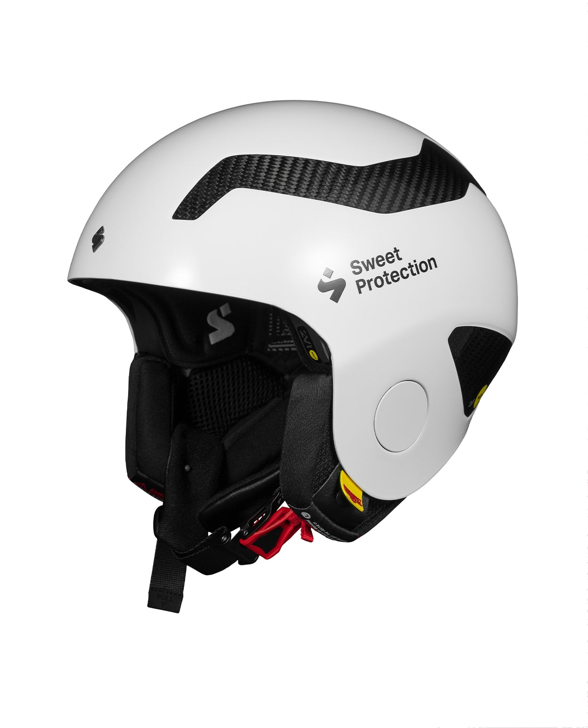 Sweet Protection Volata Carbon 2Vi Mips Helmet - Gloss White - Alpingaraget
