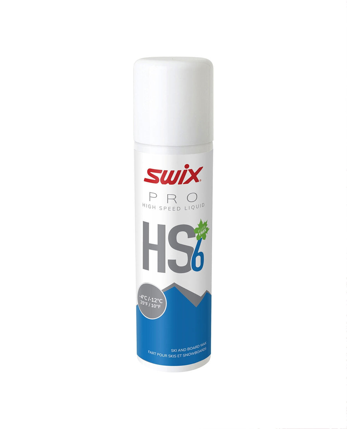 Swix HS6 Liquid Blue, -4°C/-12°C, 125ml Alpingaraget