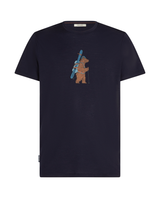 Icebreaker Men Merino 150 Tech Lite SS Tee Bear Tour - Midnight Navy - Alpingaraget