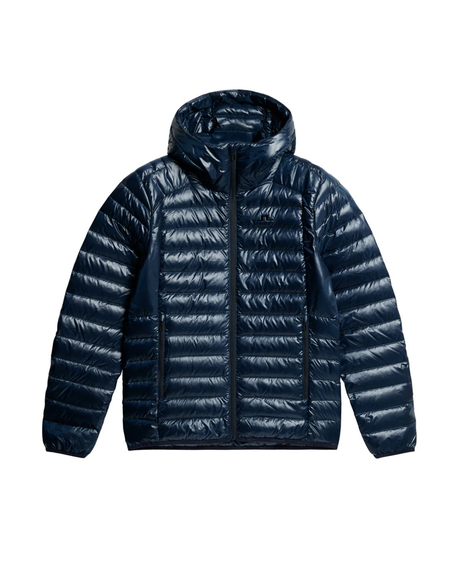 J.Lindeberg Men Oden Light Down Hood - JL Navy - Alpingaraget