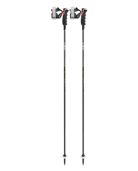 Leki Carbon 12 3D - Black / Dark Anthracite / Neon Yellow - Alpinstavar - Alpingaraget