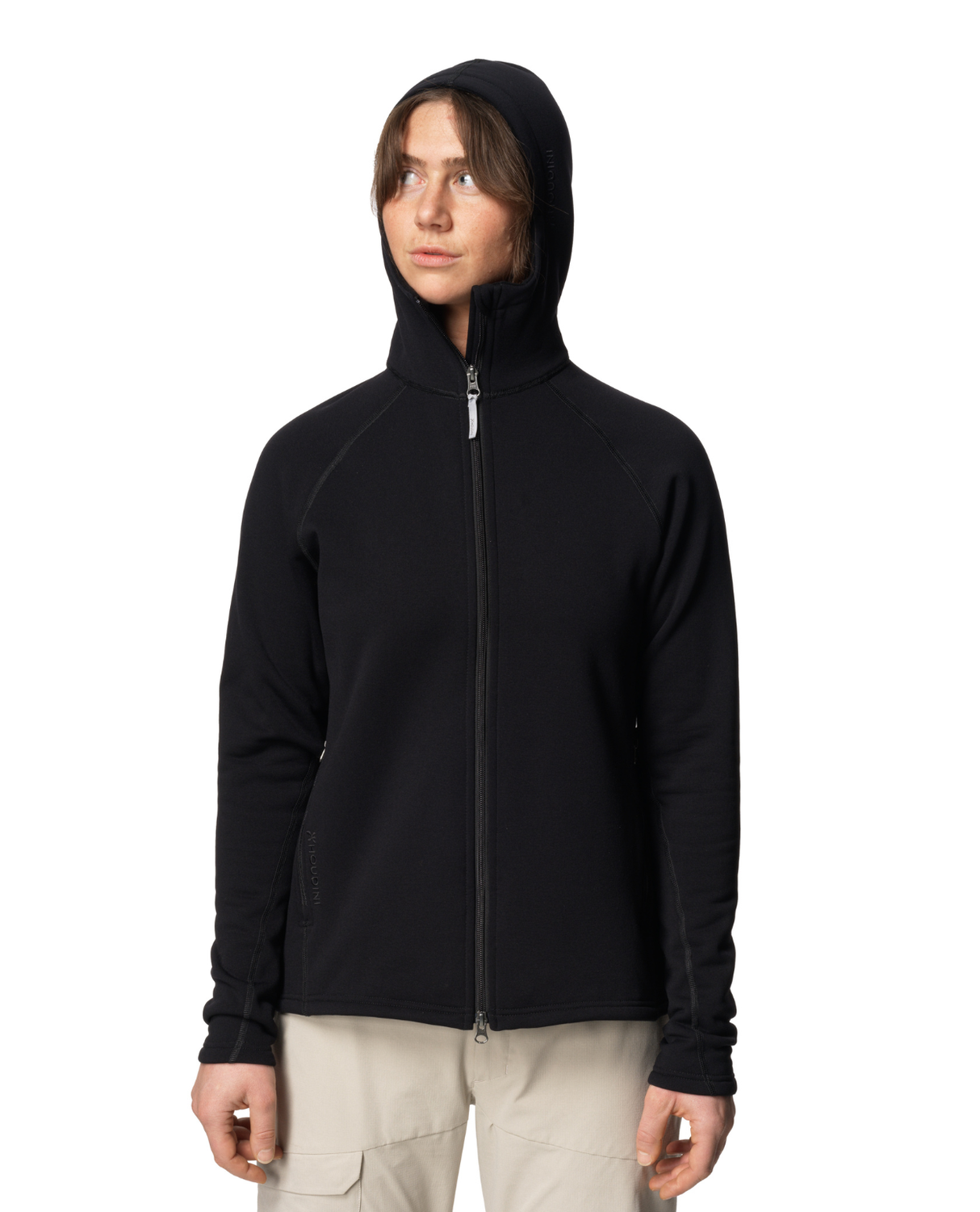 HOUDINI Womens Power Up Houdi - True Black - Alpingaraget