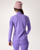Arc'teryx Women Rho Zip Neck - Aster / Lt Iola