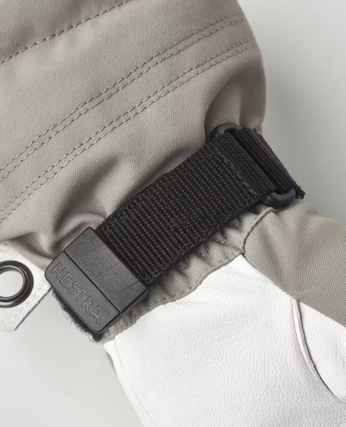 HESTRA Heli Ski Female Mitt - Khaki/Offwhite - Alpingaraget