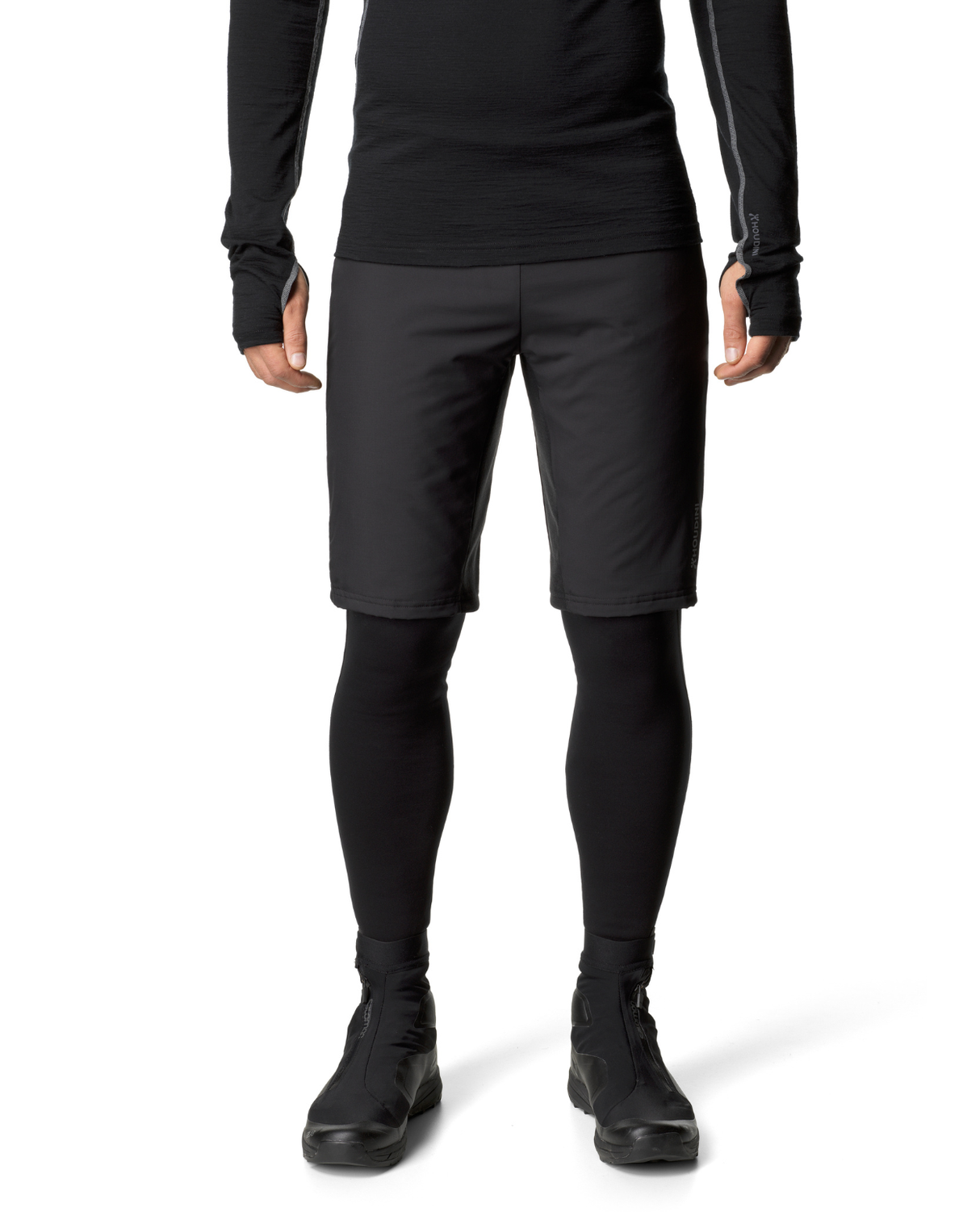 HOUDINI Mens Moonwalk Shorts - True Black - Alpingaraget