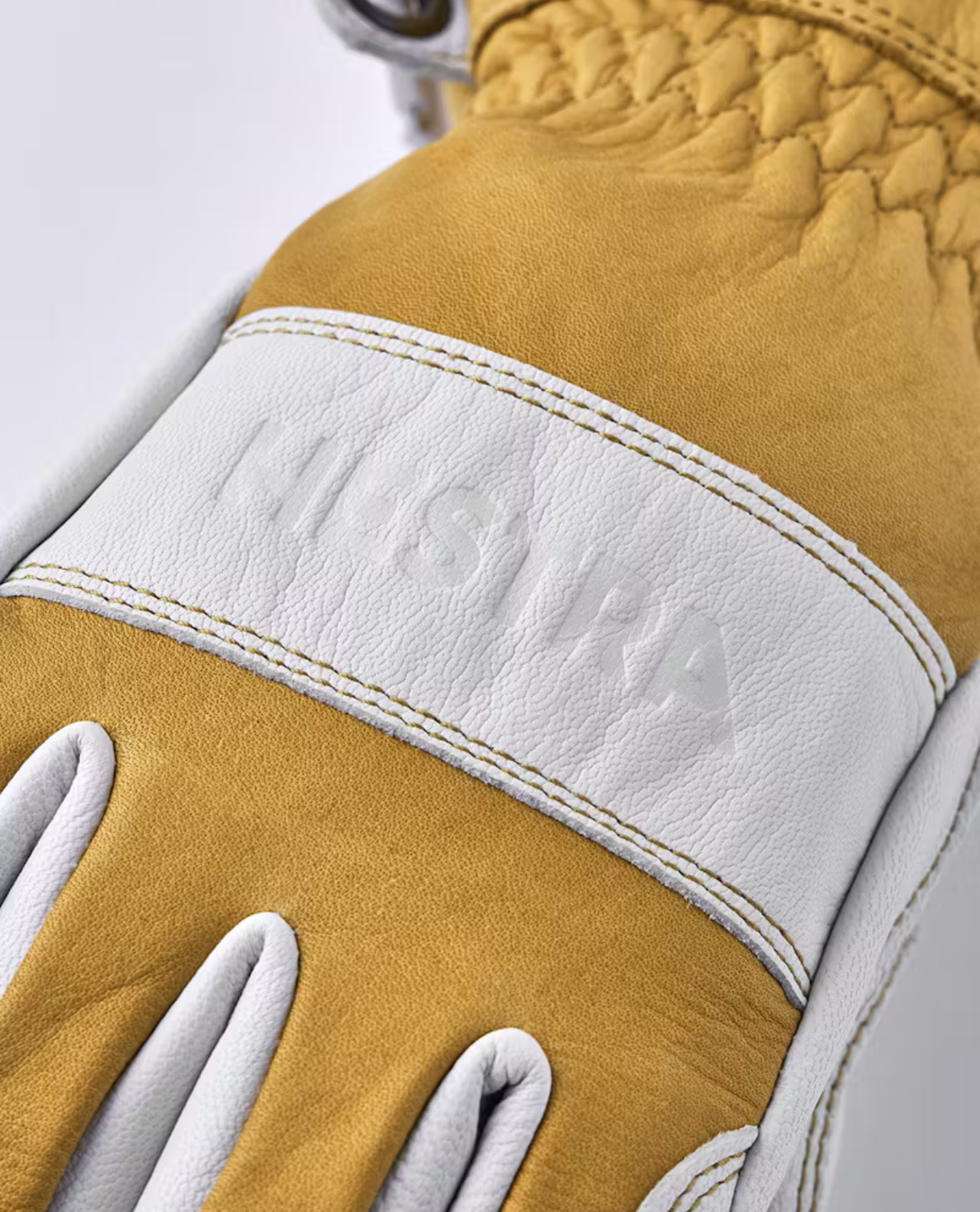 HESTRA Fält Guide Glove 5 Finger - Natural yellow/Offwhite - Alpingaraget