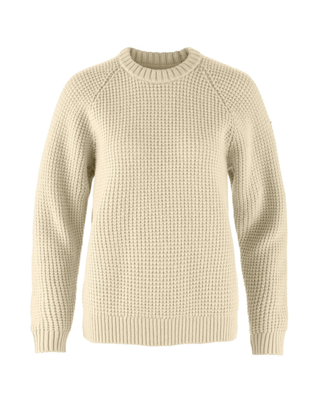 Fjällräven Övik Waffle Knit Women - Light Beige - Alpingaraget
