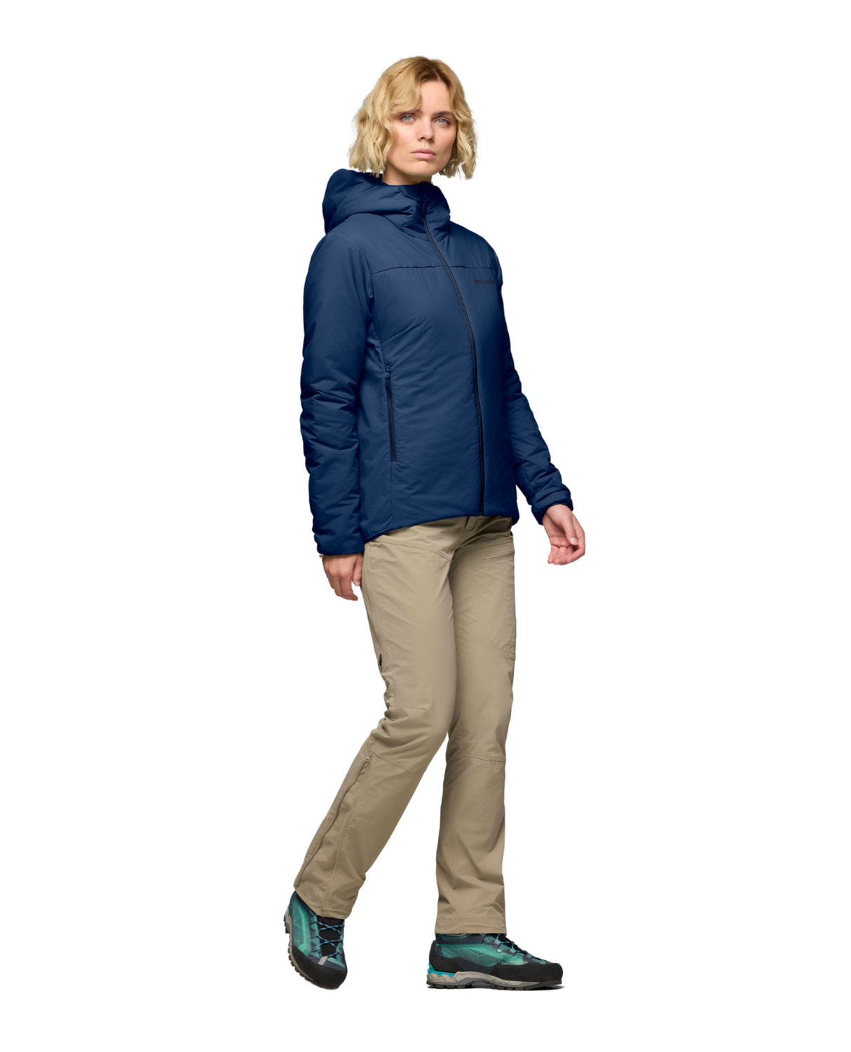 Norröna Women femund thermo60 Zip Hood - Indigo Night - Alpingaraget