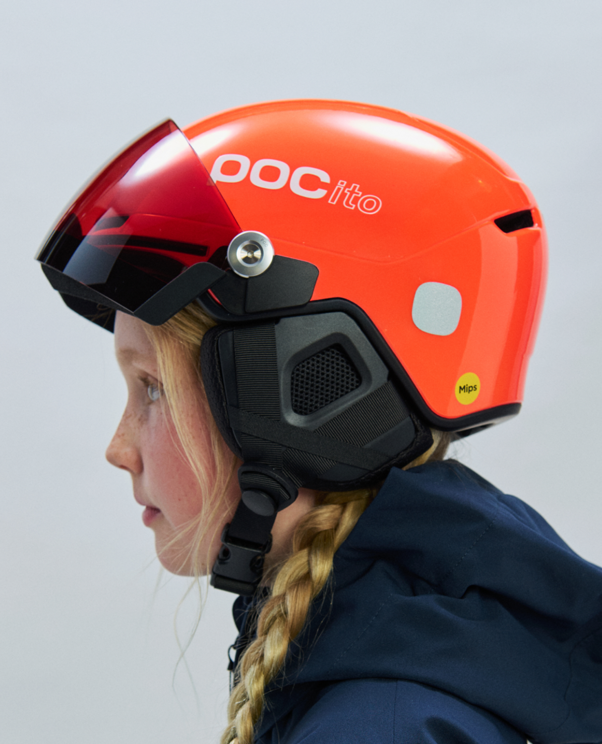 POC POCito Obex Visor - Fluorescent Orange - Alpingaraget