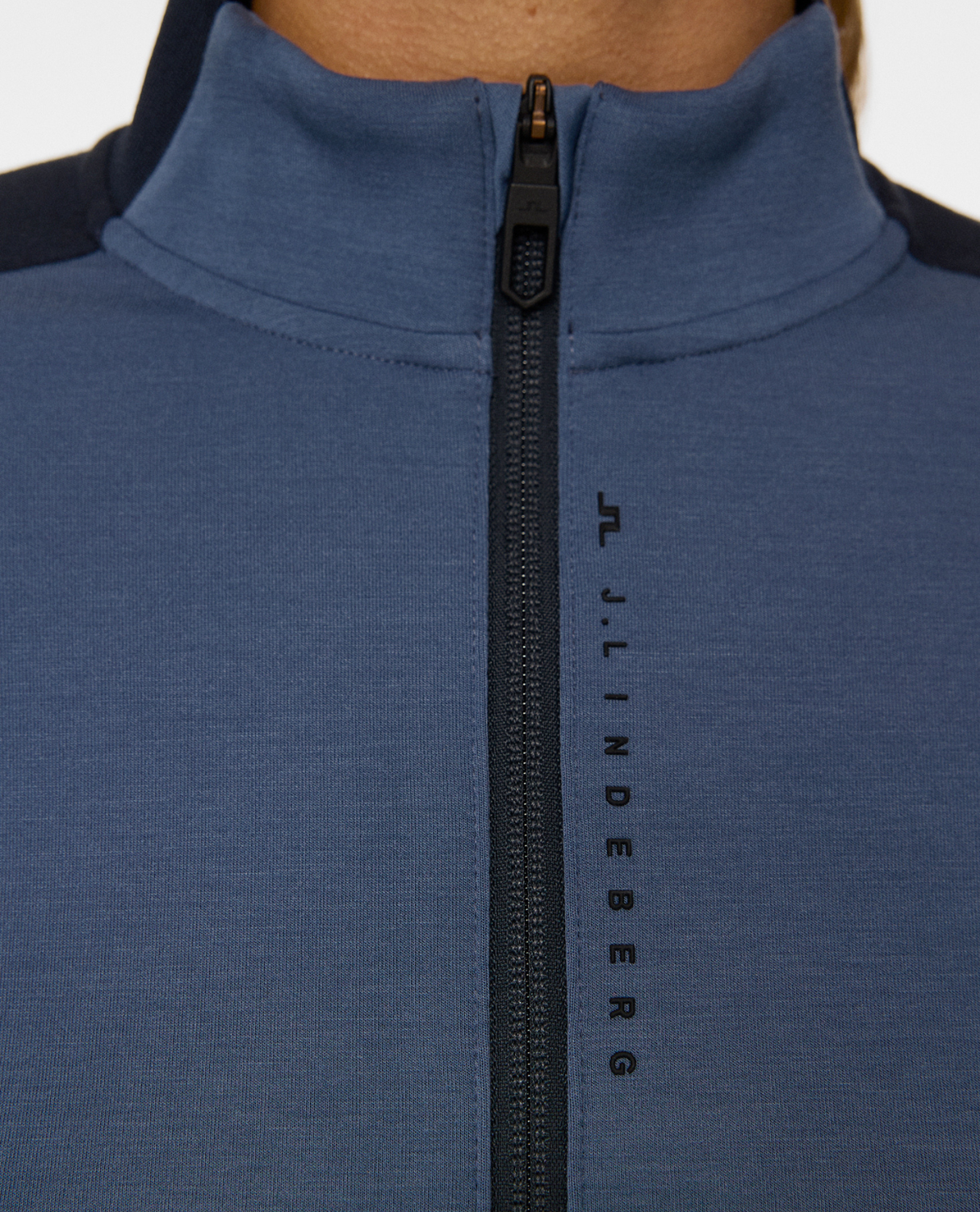 J.Lindeberg Women Nami Zip Mid Layer - JL Navy