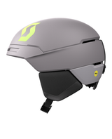 Scott Helmet Flow Mips med justerbar passform i storlek S-L - Evening Grey/Glow Green - Alpingaraget