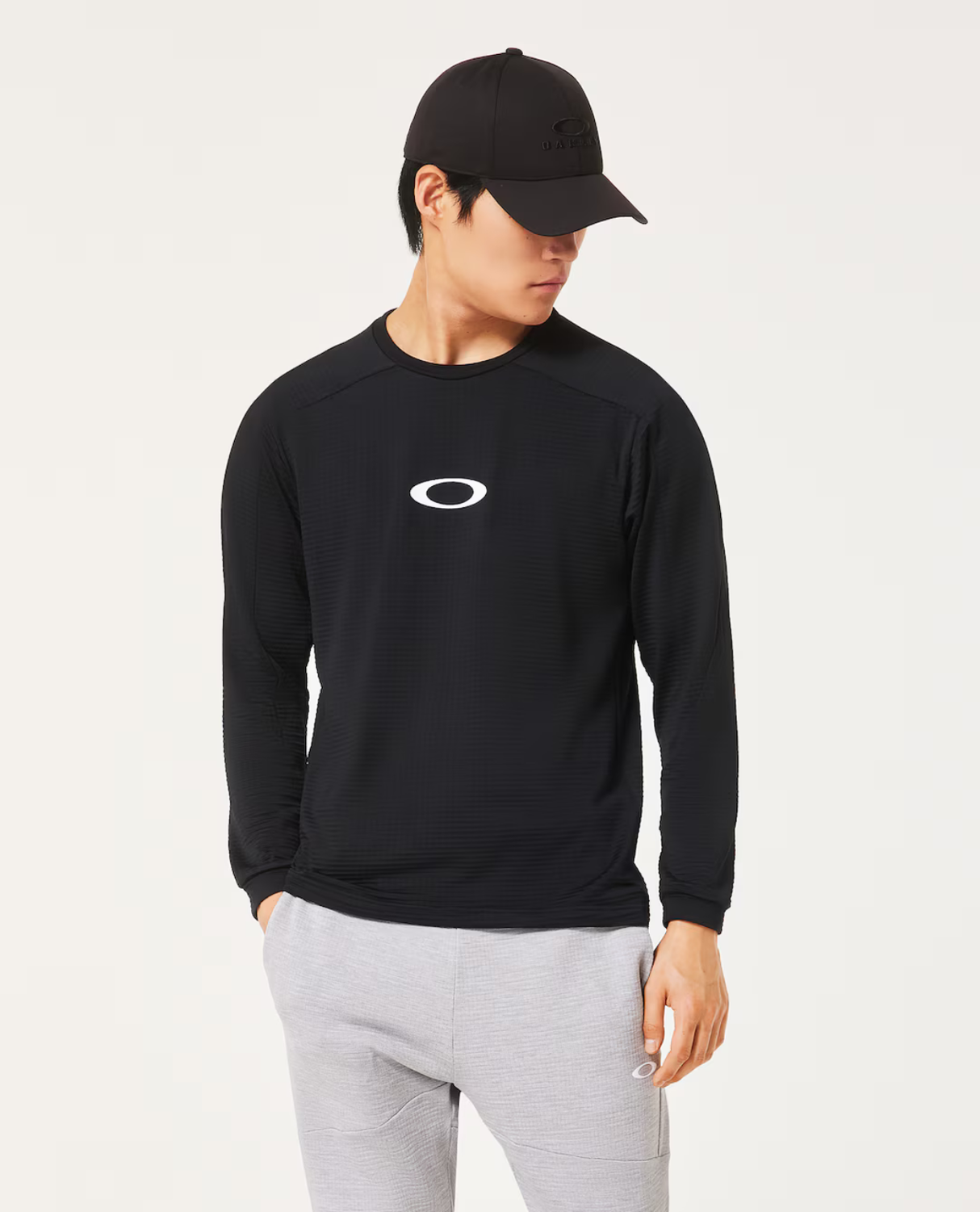 Oakley Enhance Light Grid L/S Crew 5.7 - Blackout