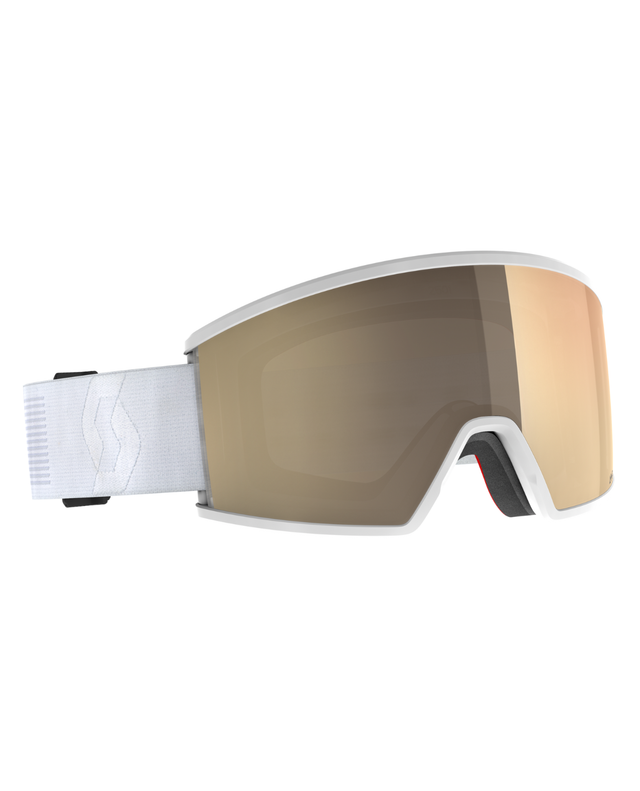 Scott Goggle Ambit LS AMP - Mineral White, Bronze Chrome S1-3 - Alpingaraget