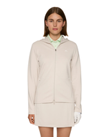 J.Lindeberg Women Aerialle Zip Hood - Moonbeam